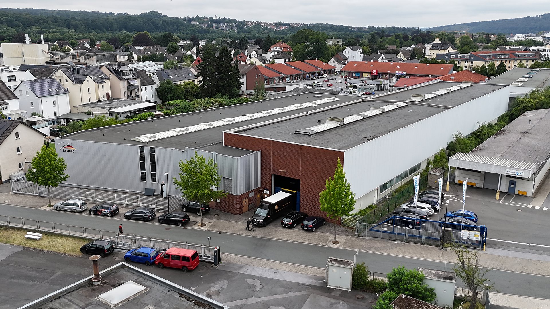 Siedziba Evotec GmbH w Arnsbergu – zdjęcie lotnicze